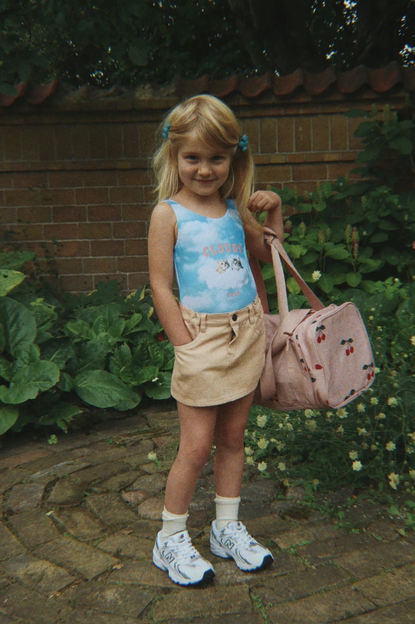 Konges Sløjd Kids Weekendtaske - Ma grande cerise blush