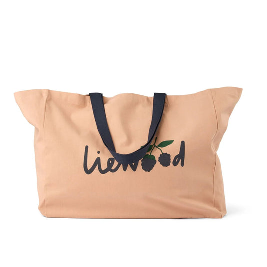 Stor mulepose med skrift Liewood.