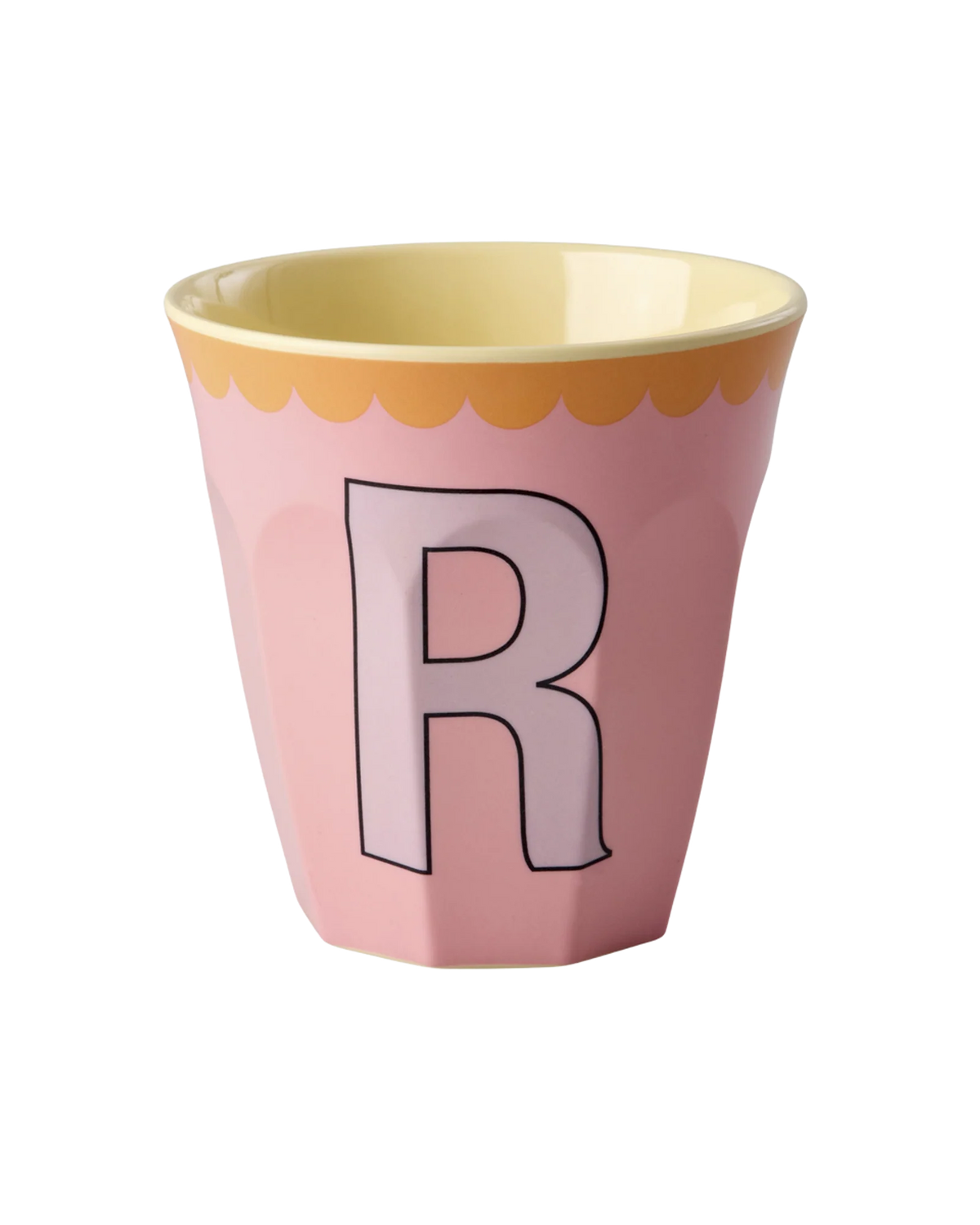 Rice Mellem Alfabetkop - Pink - R Vintage