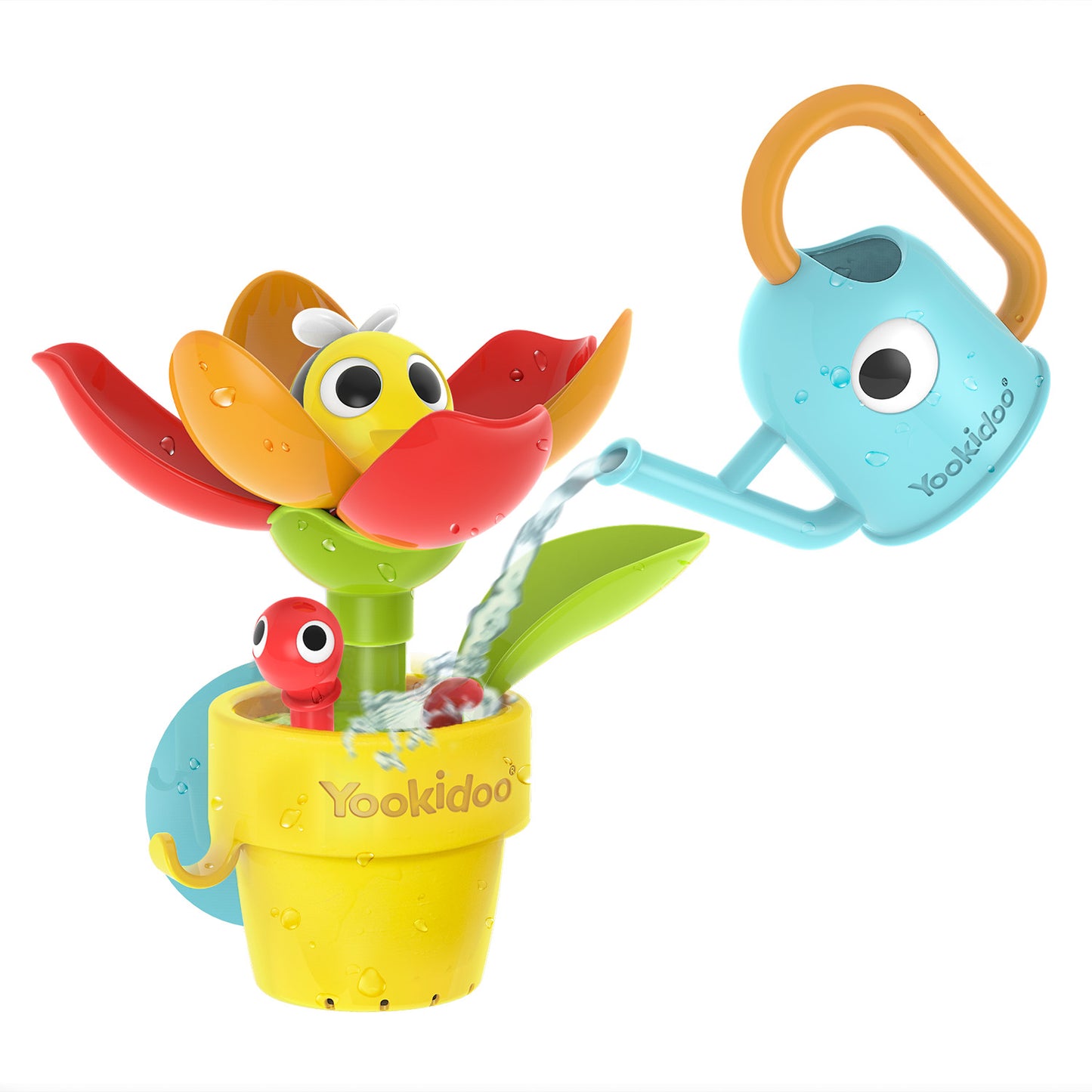 Yookidoo Peek-a-bee tub flower