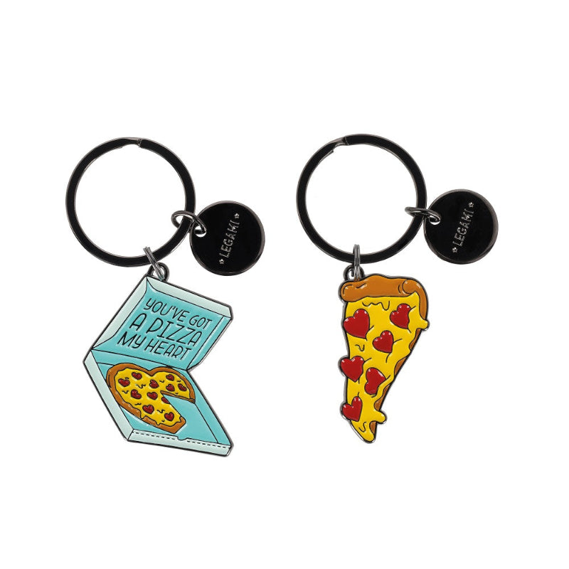 Legami Nøglering 2 stk. Pizza