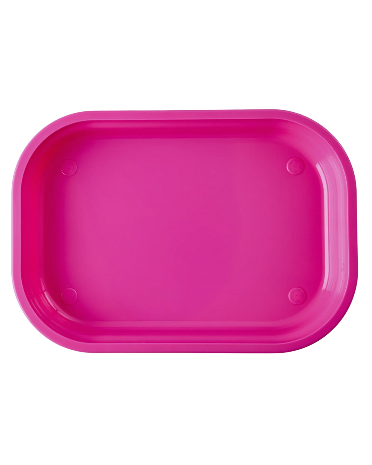 Rice Plastik cover til stål tallerken - Pink