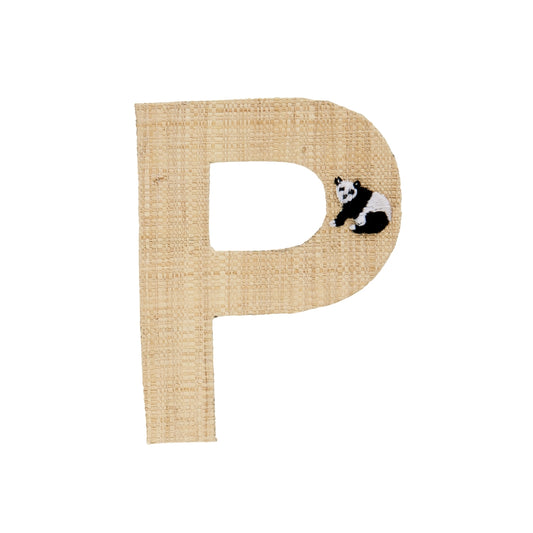 Rice Raffia Klistermærker - P - Panda