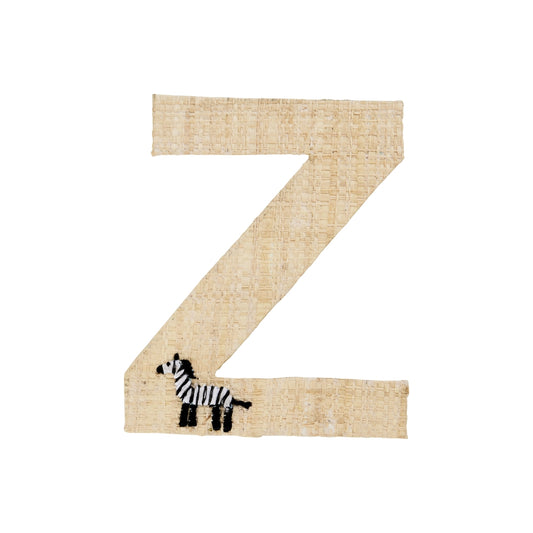 Rice Raffia Klistermærker - Z - Zebra