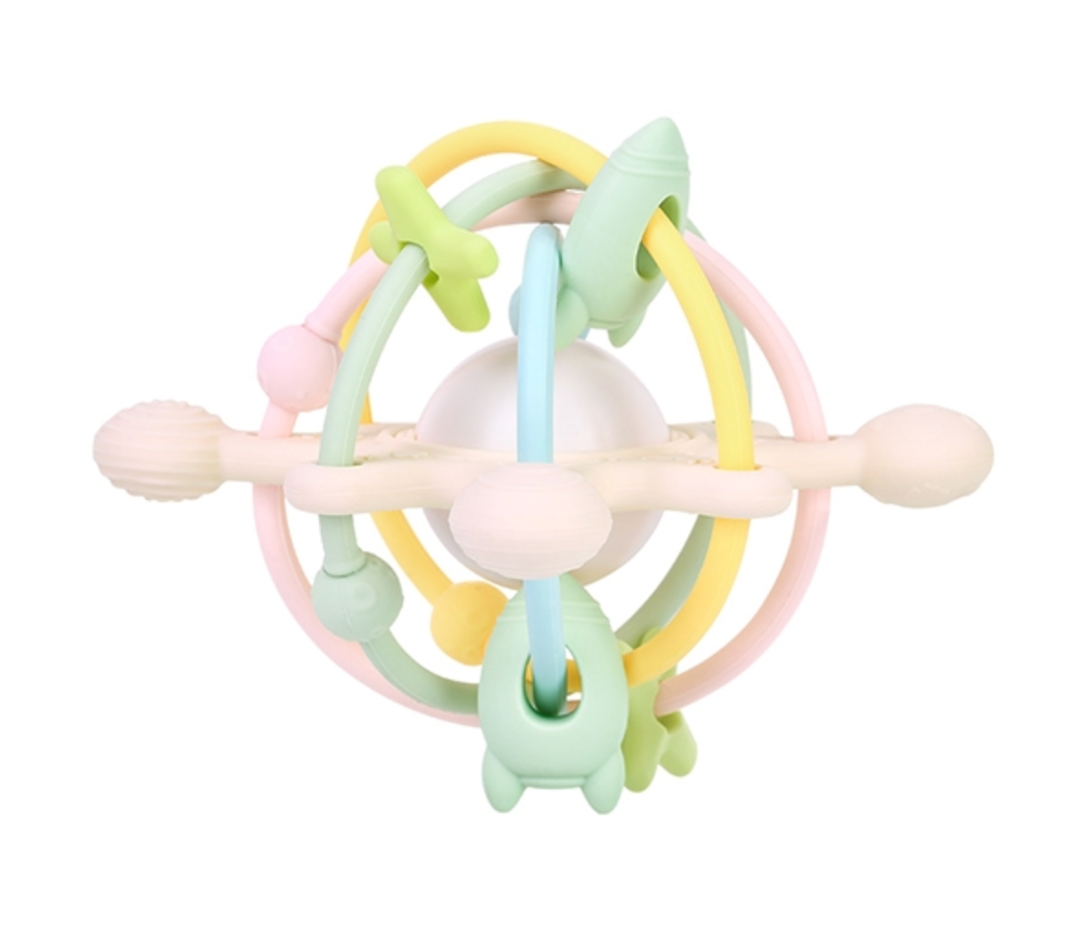 Le Toft Sensory multi toy, pastel