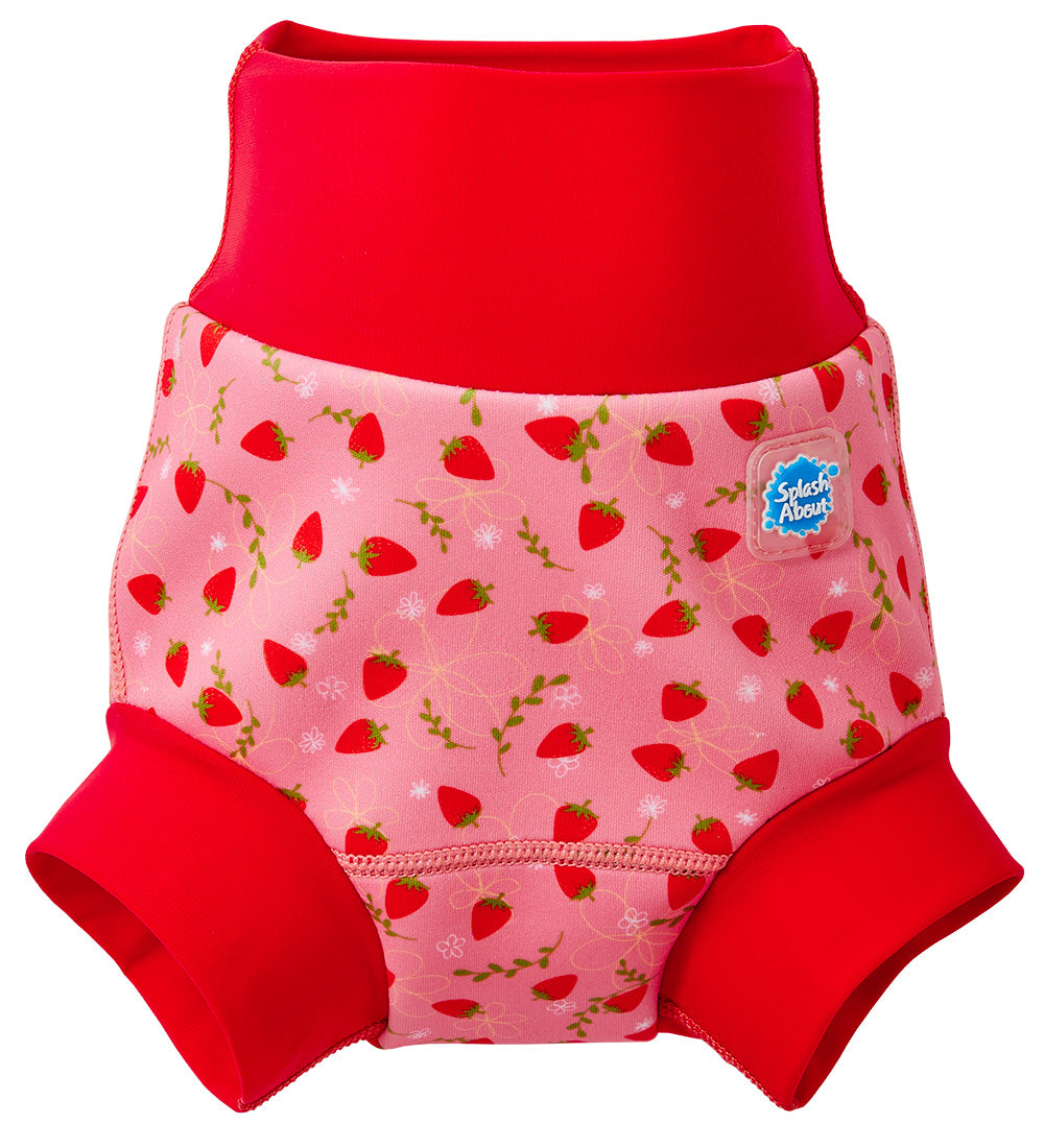 Splash About Blebadebukser 0-3 mdr. - Happy Nappy New - Strawberry Field