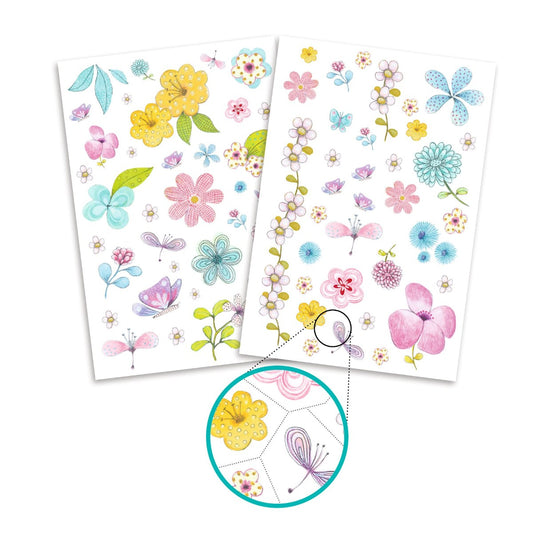 Djeco Tatoveringer, Blomster