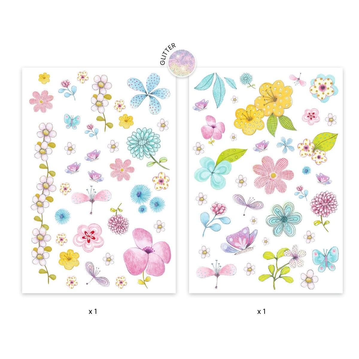 Djeco Tatoveringer, Blomster