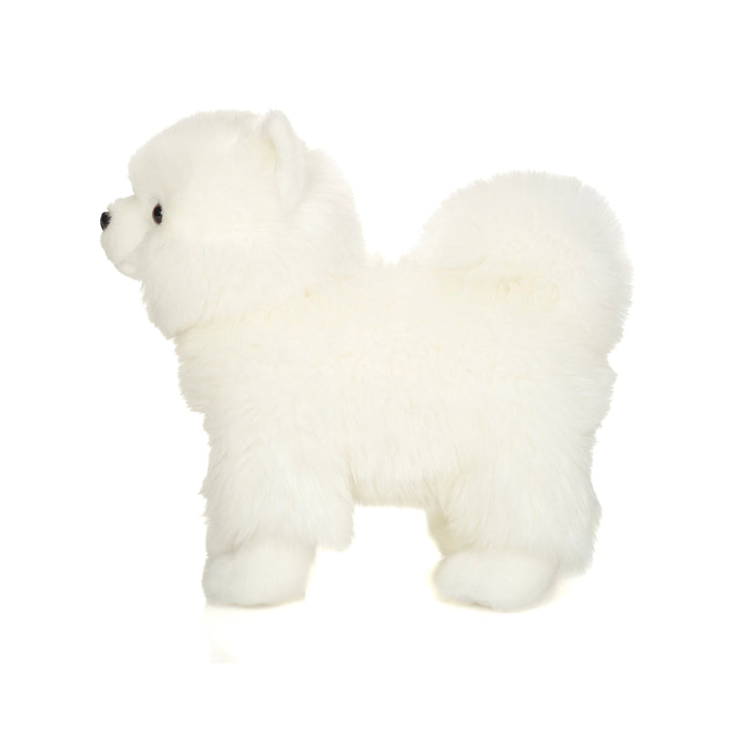 Hvid hunde bamse.