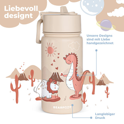 Bearfoot Termo drikkedunk 400ml - Dino