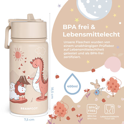 Bearfoot Termo drikkedunk 400ml - Dino