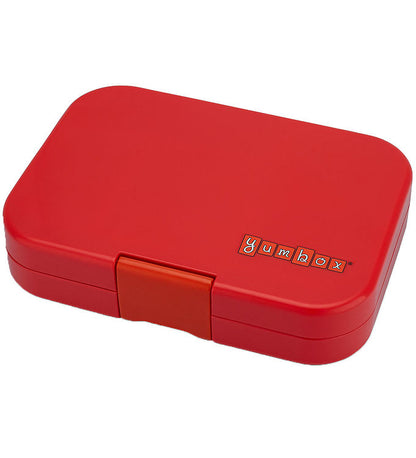 Yumbox Panino 4 rum, Roar red/Race cars