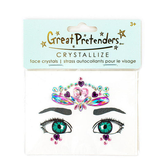 Great Pretenders ansigtsklistermærker, krystalhjerter