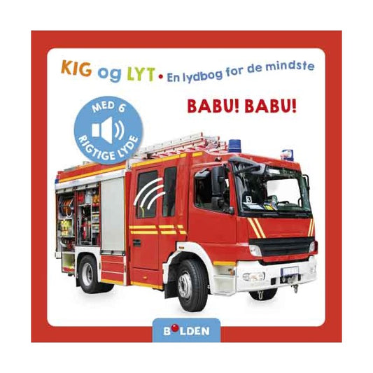 Bog Kig og lyt – en lydbog for de mindste: Babu! Babu!