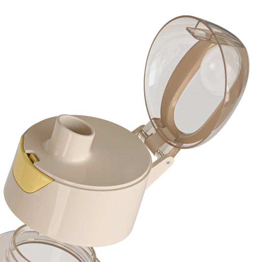 Beige låg til drikkedunk.