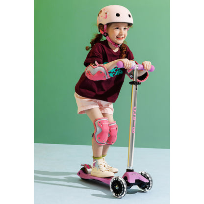 Micro - Knæ- og Albuebeskyttere - Reflective Pink M