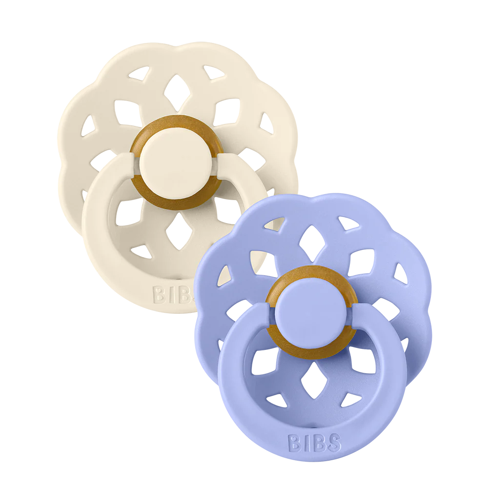 BIBS 2pk sutter boheme latex str. 2, Ivory/Hush