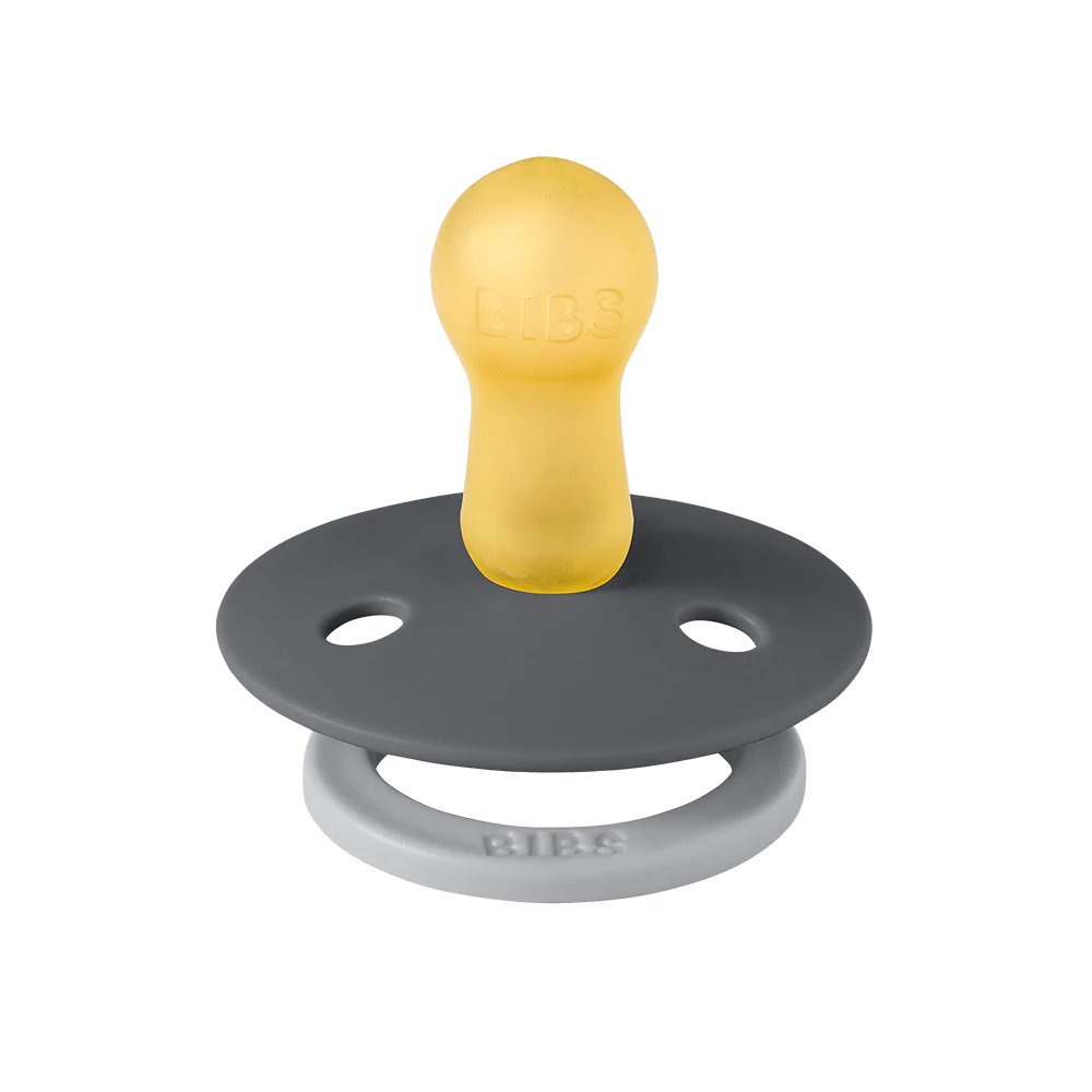 BIBS 2pk sutter studio colour str. 2, Fusion - Cloud/Iron Mix