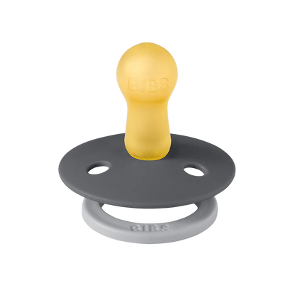 BIBS 2pk sutter studio colour str. 2, Fusion - Cloud/Iron Mix