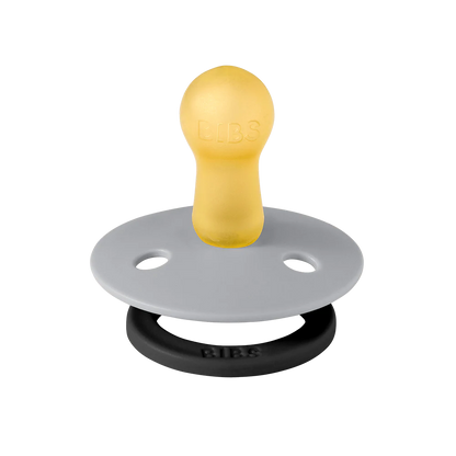 BIBS 2pk sutter studio colour str. 2, Fusion - Cloud/Iron Mix