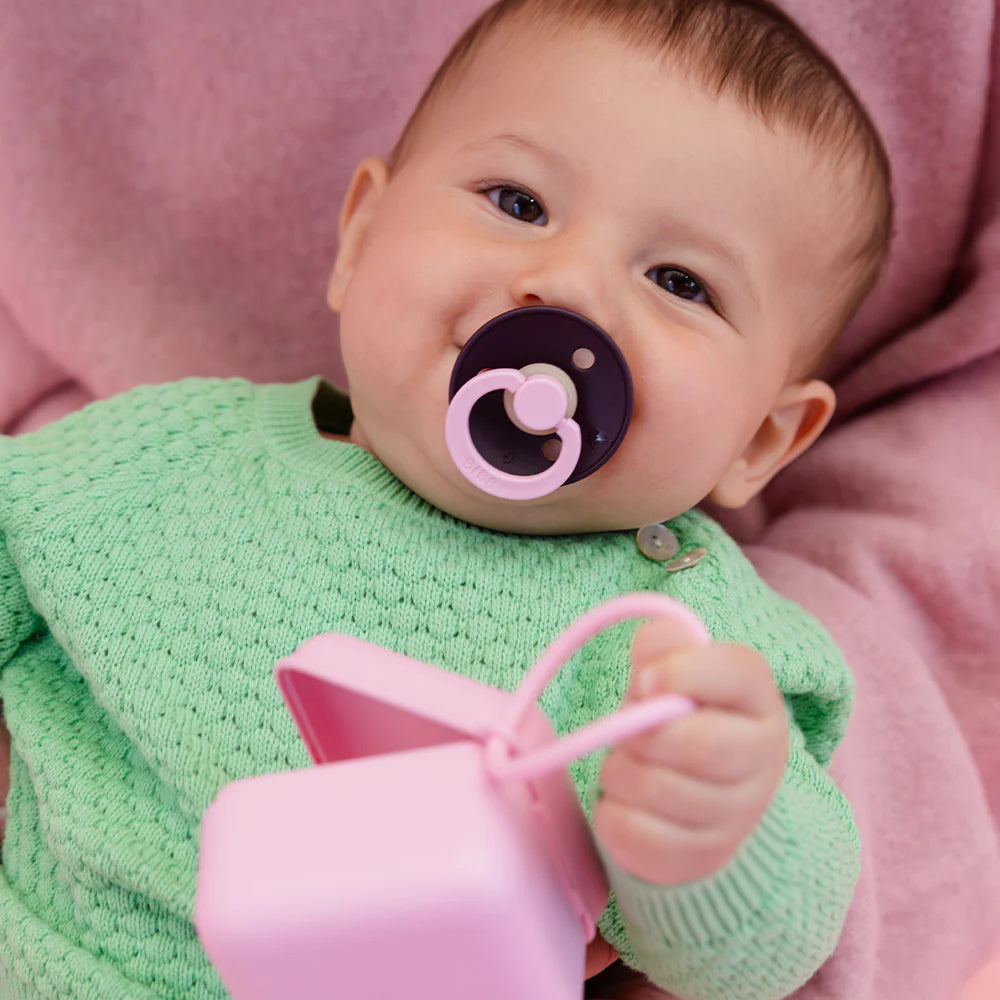 BIBS 2pk sutter studio colour str. 2, Fusion - Dusky Lilac/Plum Mix