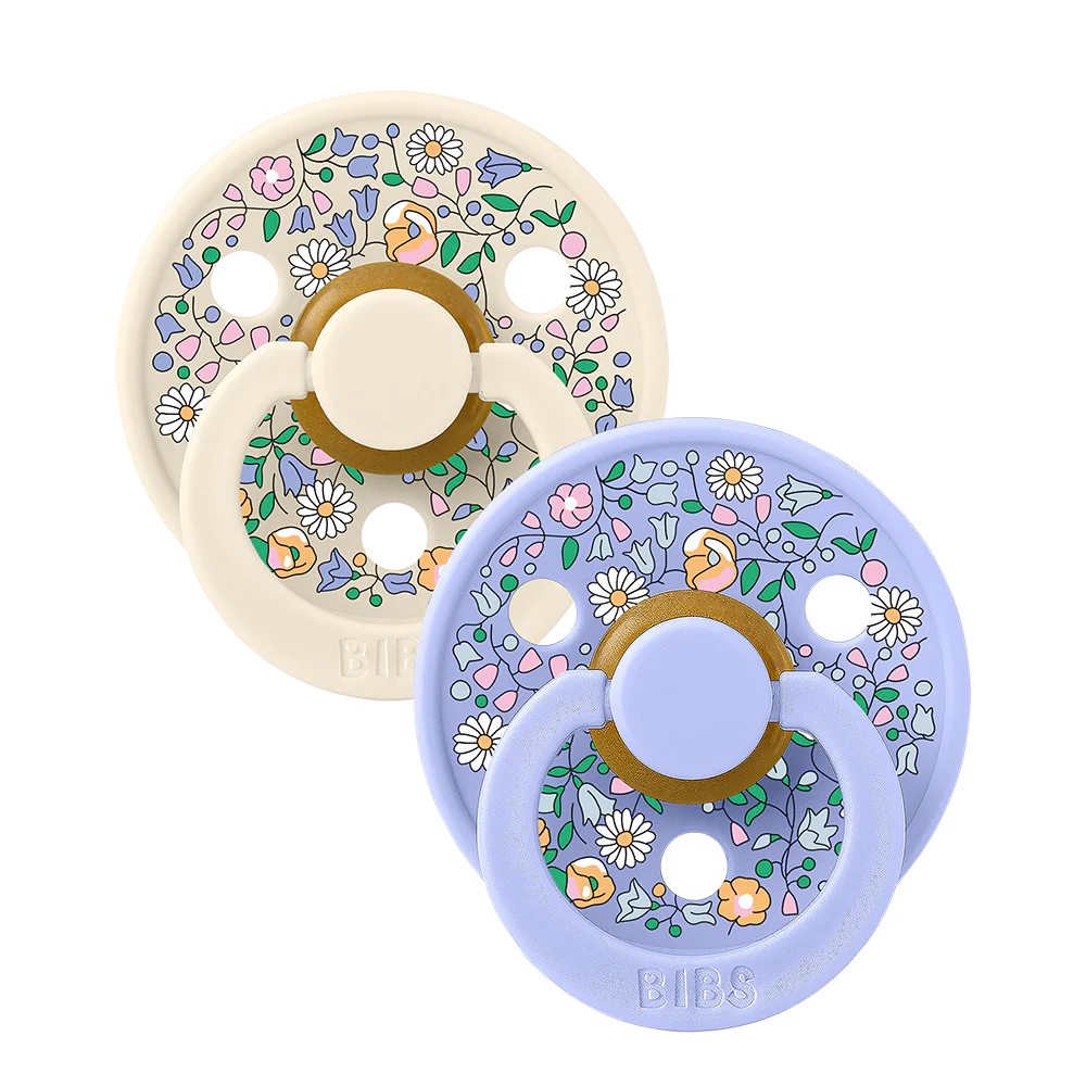 BIBS x Liberty 2pk sutter Colour latex str. 2, Chloe Meadow/Ivory Mix