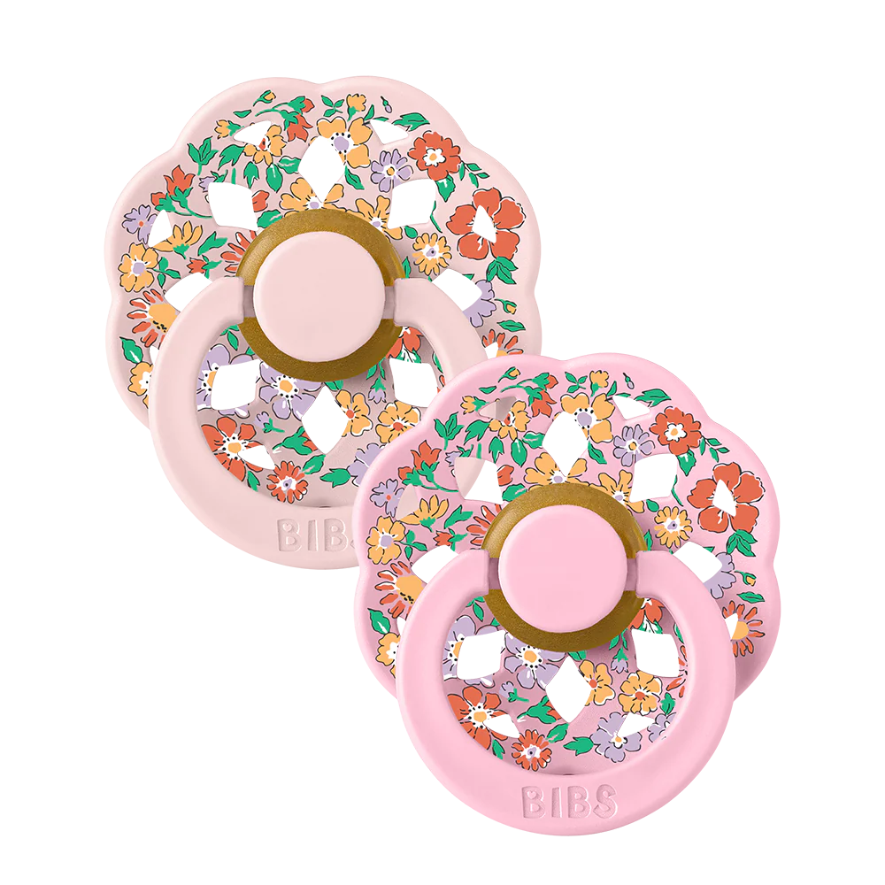 BIBS x Liberty 2pk sutter Boheme Latex str. 2, Oscar Meadow/Blossom Mix