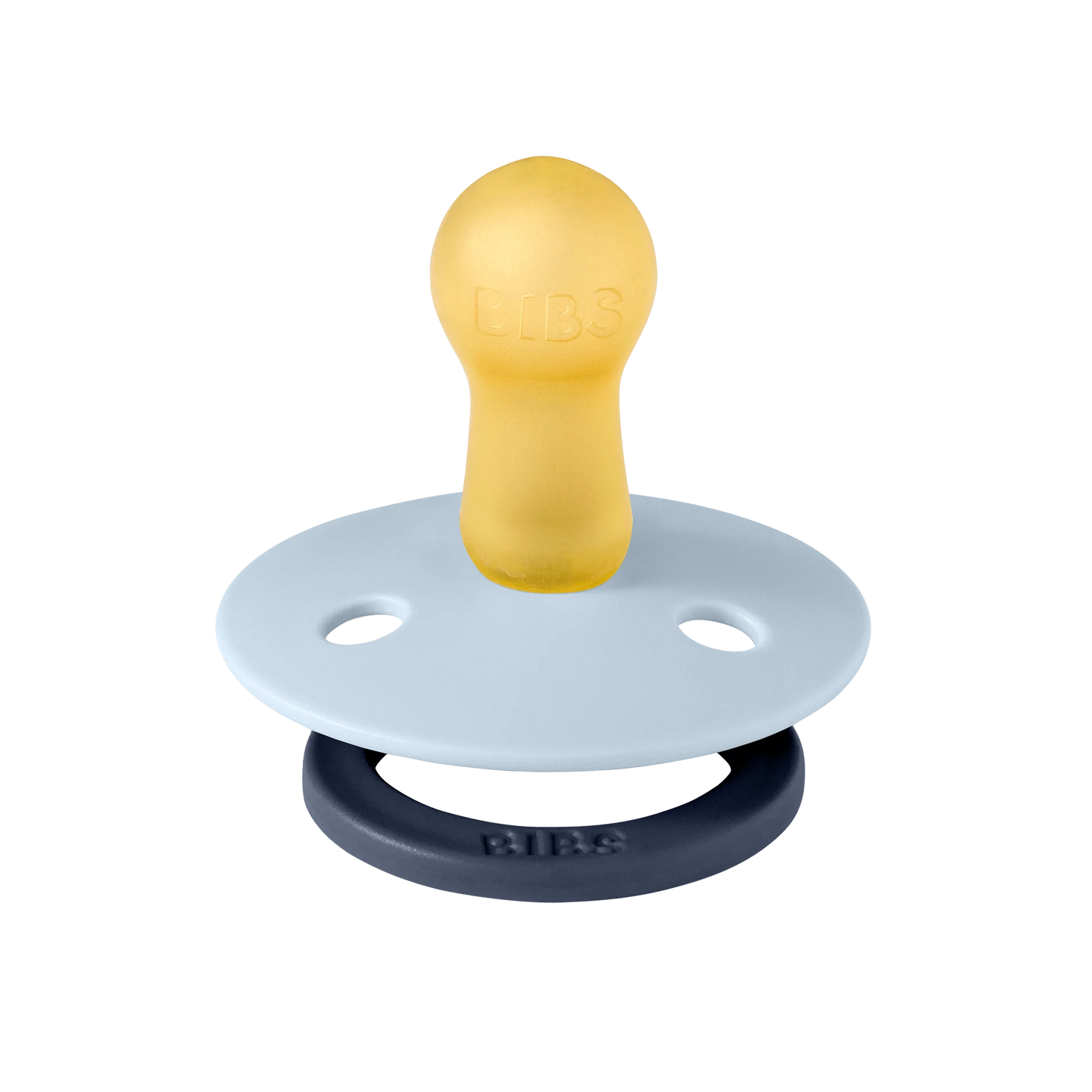 BIBS 2pk sutter studio colour str. 2, Fusion - Baby Blue/Petrol Mix