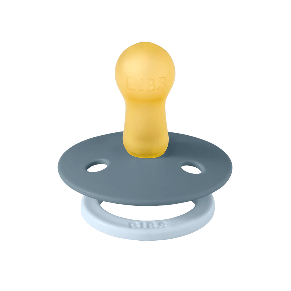 BIBS 2pk sutter studio colour str. 2, Fusion - Baby Blue/Petrol Mix