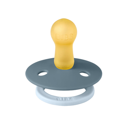 BIBS 2pk sutter studio colour str. 2, Fusion - Baby Blue/Petrol Mix