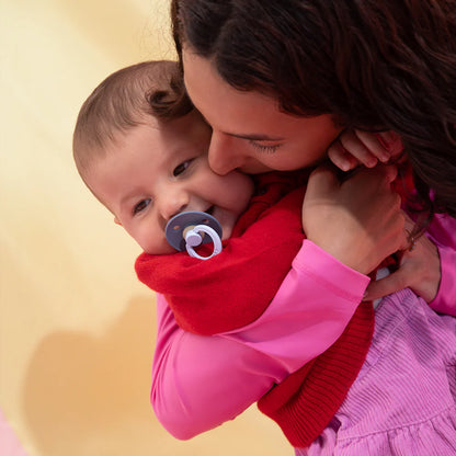 BIBS 2pk sutter studio colour str. 2, Fusion - Baby Blue/Petrol Mix