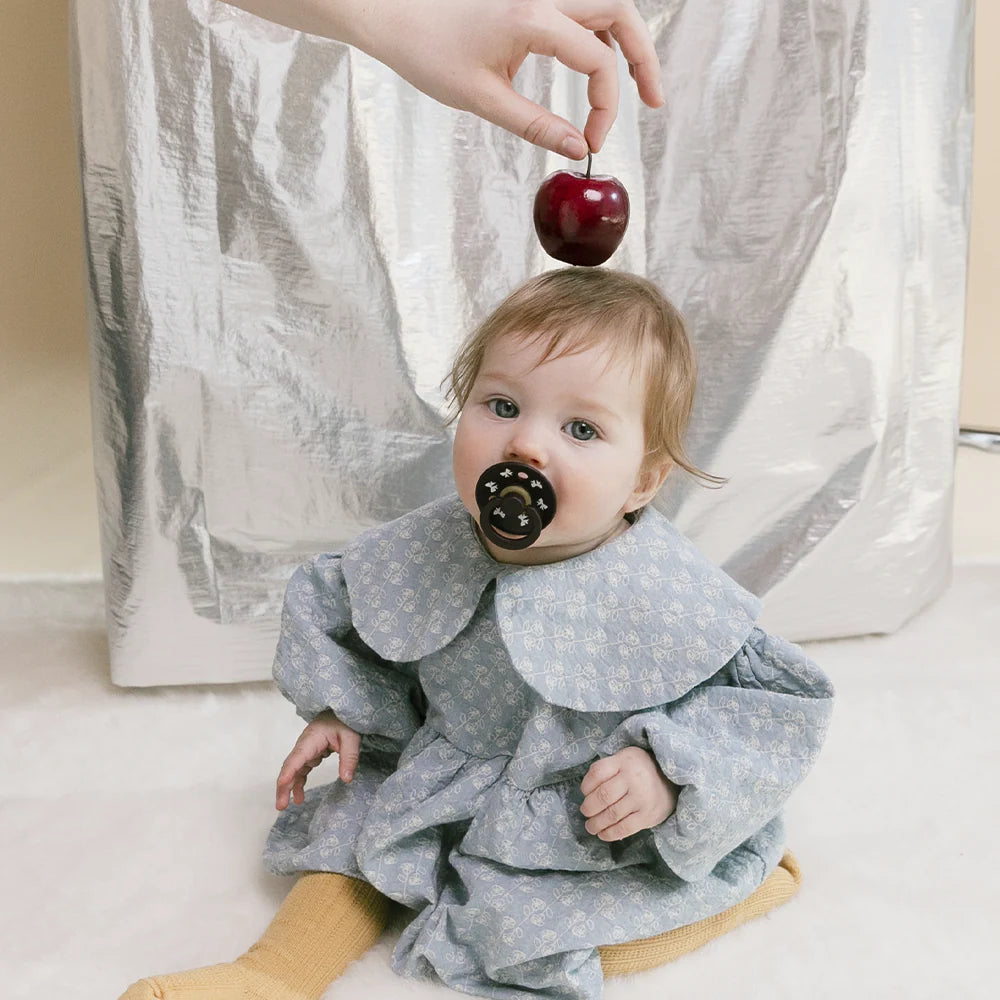 BIBS 2pk sutter colour latex str. 2, Ivory/Plum