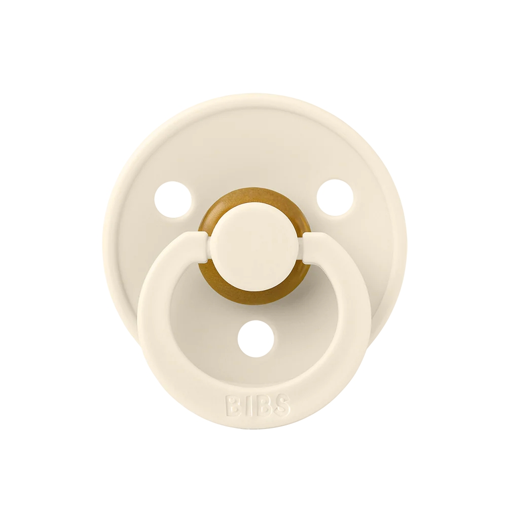 BIBS 2pk sutter colour latex str. 1, Ivory/dark oak