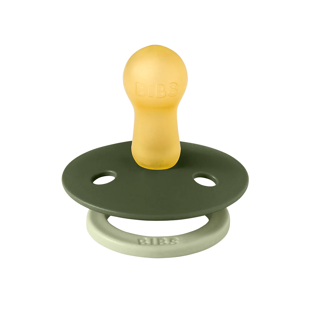 BIBS 2pk sutter studio colour str. 2, Fusion - Sage/Hunter Green Mix