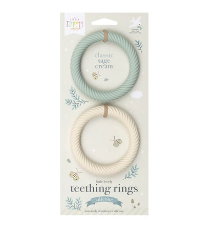 A Little lovely Company Bideringe, Classic sage cream