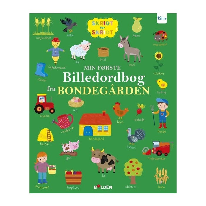 Bog Min første billedordbog fra bondegården