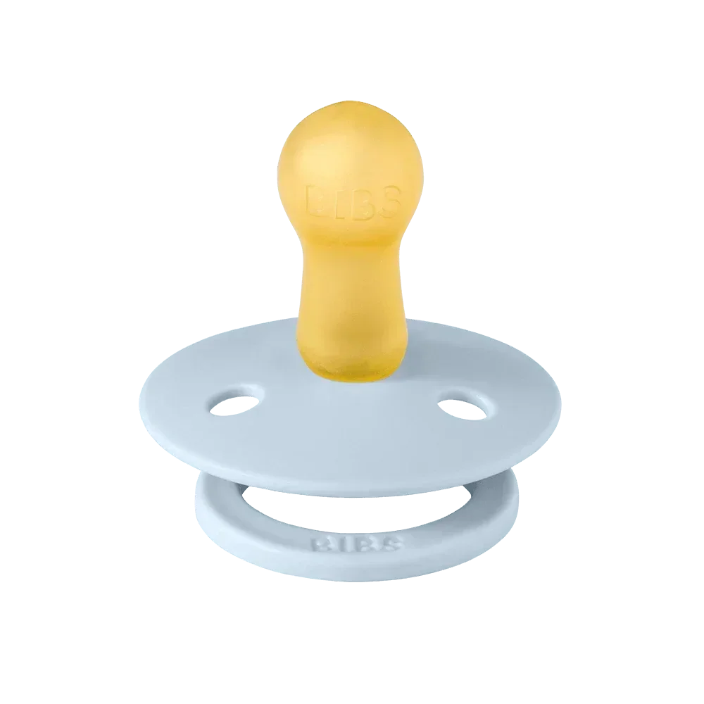 BIBS 2pk sutter colour latex str. 2, Sky blue/Baby blue