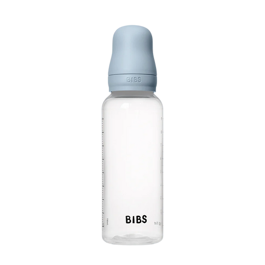 BIBS Baby Bottle Complete Set 270ml Latex - Baby Blue