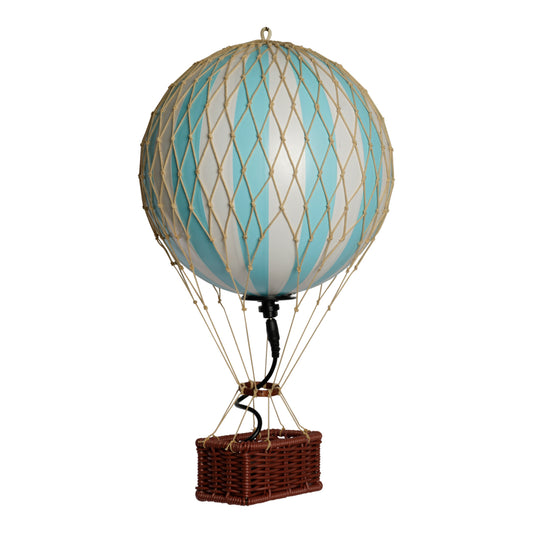 Authentic Models Travels light luftballon, 18cm. - Light blue - LED lys