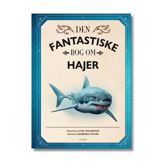 Bog Den fantastiske bog om hajer
