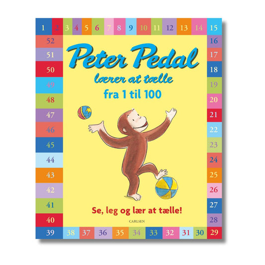 Bog Peter Pedal lærer at tælle fra 1 til 100