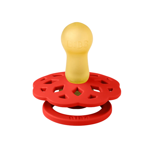 BIBS 2pk sutter boheme latex str. 2, Vanilla/Candy Apple