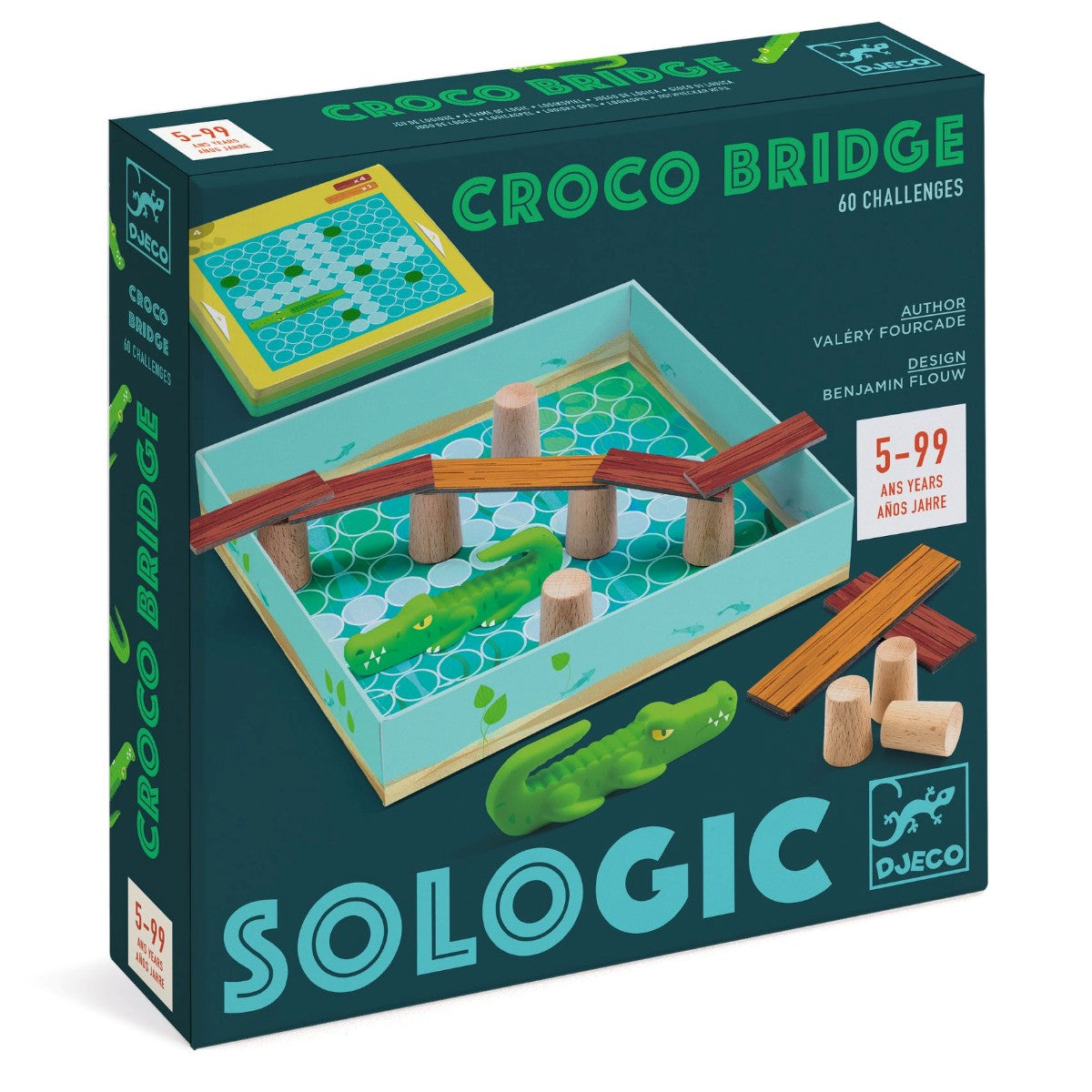 Djeco Spil Sologic, Croco Bridge