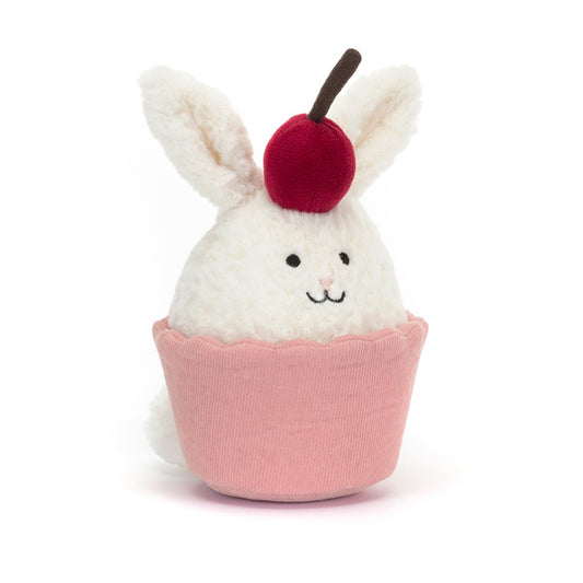 Jellycat Dainty Dessert Kaniny Cupcake, 14cm.