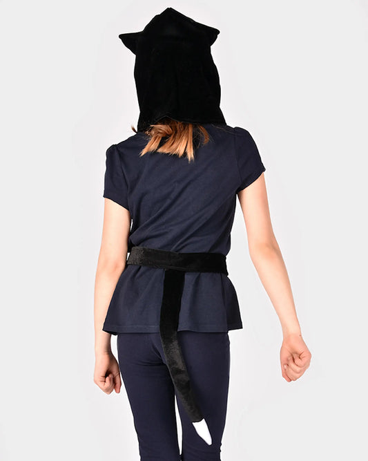 Den gode fe Katte udklædning Hue & Hale, str. 3-5 år