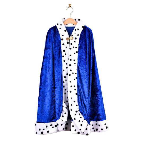 Den gode fe Konge Kappe - Blå, str. 5-8 år