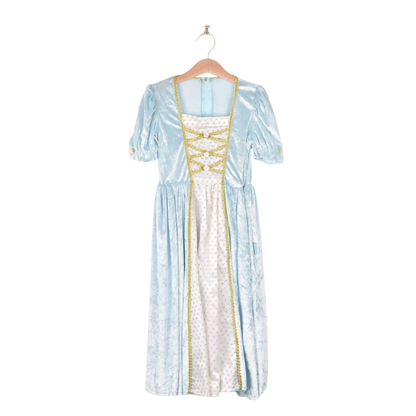 Den gode fe Prinsesse Kjole - Blå, str. 5-6 år