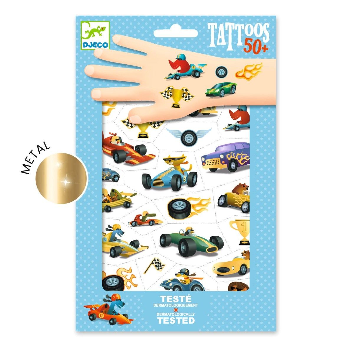 Djeco Tatoveringer, Biler