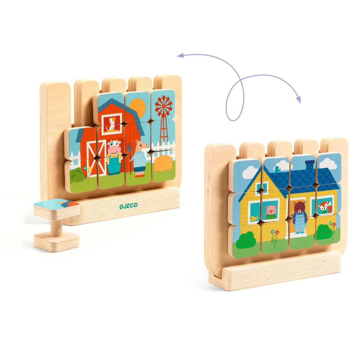 Djeco Casamix, Billedpuslespil