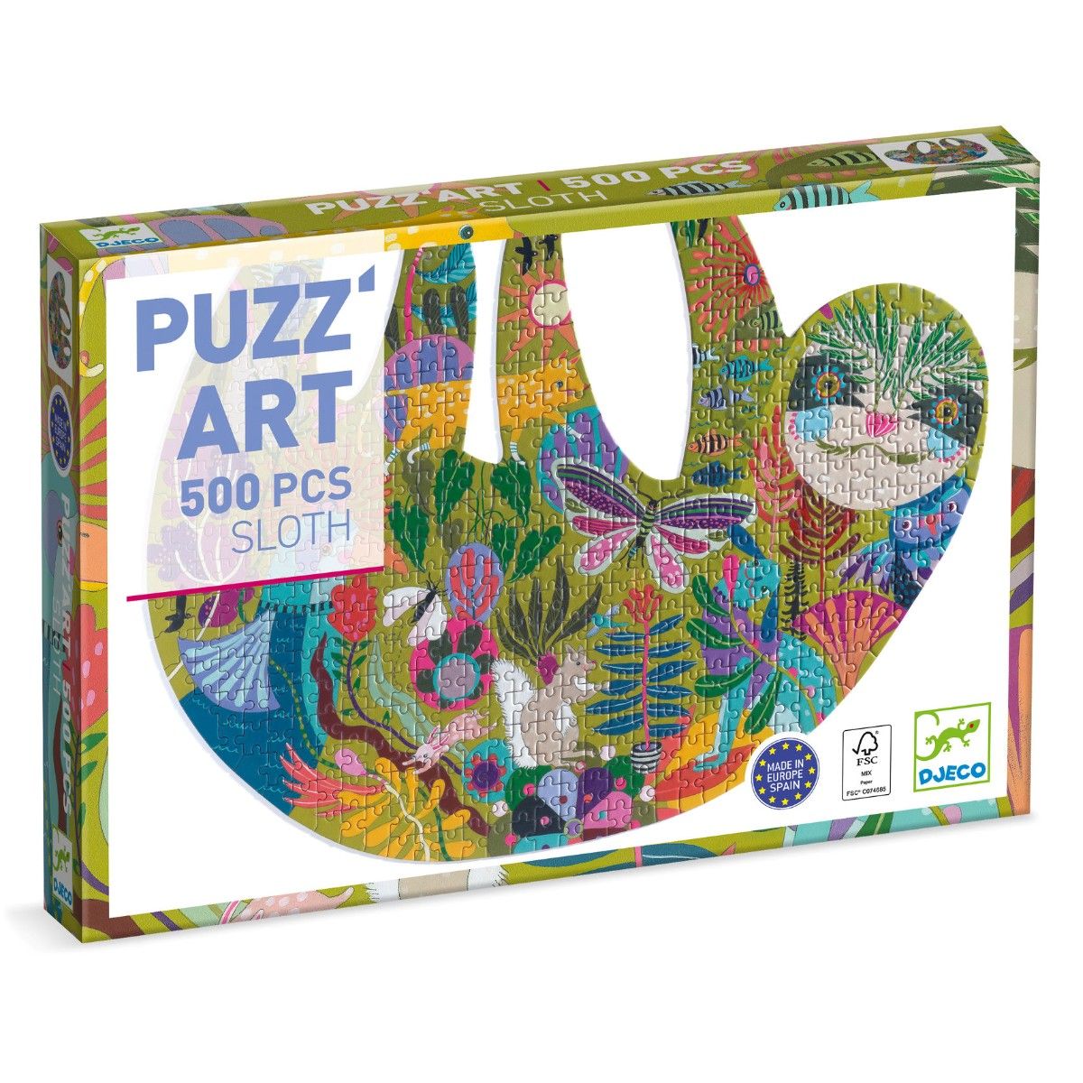 Djeco Puzz'art Dovendyr, 500 brikker